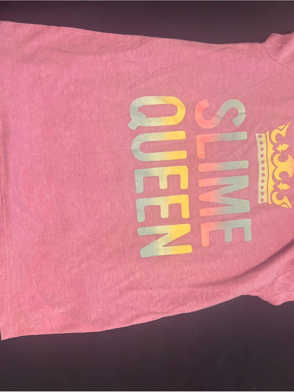 The Children's Place Pink Slime Queen Graphic Tee